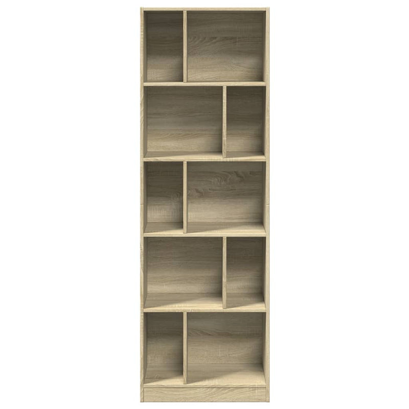 Bücherregal Sonoma-Eiche 57x28,5x174 cm Holzwerkstoff