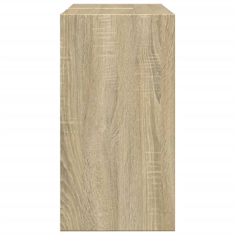 Waschbeckenunterschrank Sonoma-Eiche 63x29x55 cm Holzwerkstoff