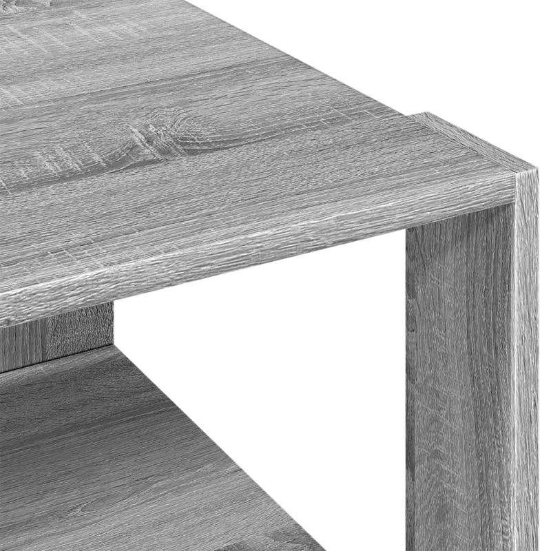 Couchtisch Grau Sonoma-Eiche 51,5x51,5x30 cm Holzwerkstoff