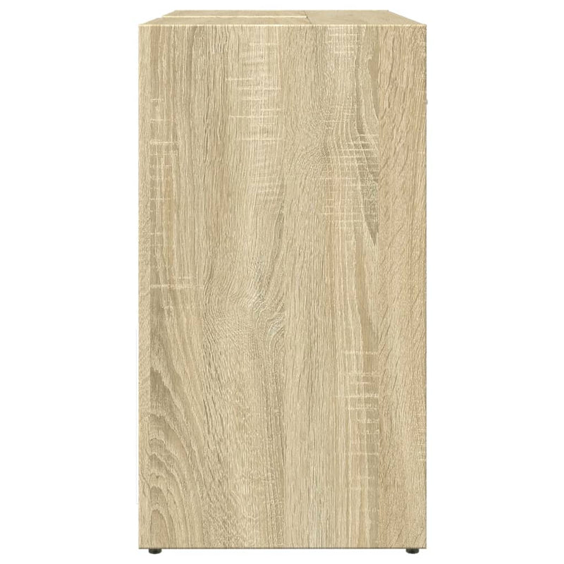 Waschbeckenunterschrank Sonoma-Eiche 60x33x60 cm Holzwerkstoff