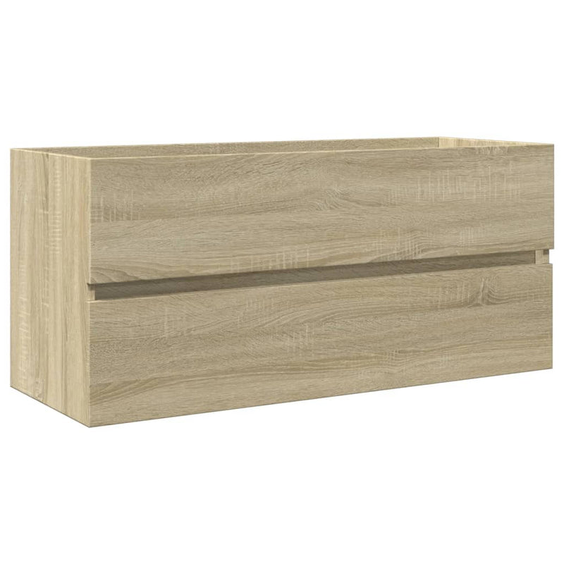 Waschbeckenschrank Sonoma-Eiche 100x38,5x45 cm Holzwerkstoff