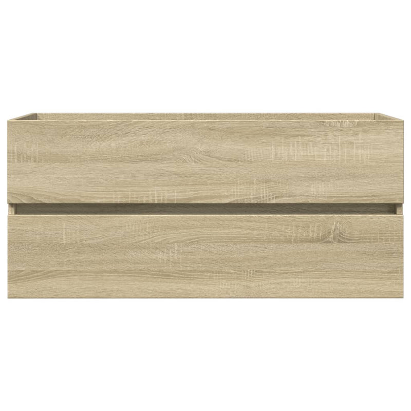 Waschbeckenschrank Sonoma-Eiche 100x38,5x45 cm Holzwerkstoff