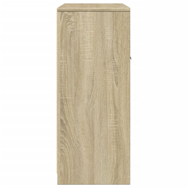 Badezimmerschrank Sonoma-Eiche 60x33x80 cm Holzwerkstoff