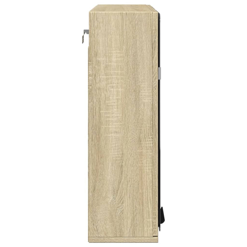 Bad-Spiegelschrank Sonoma-Eiche 64,5x20x66,5 cm Holzwerkstoff