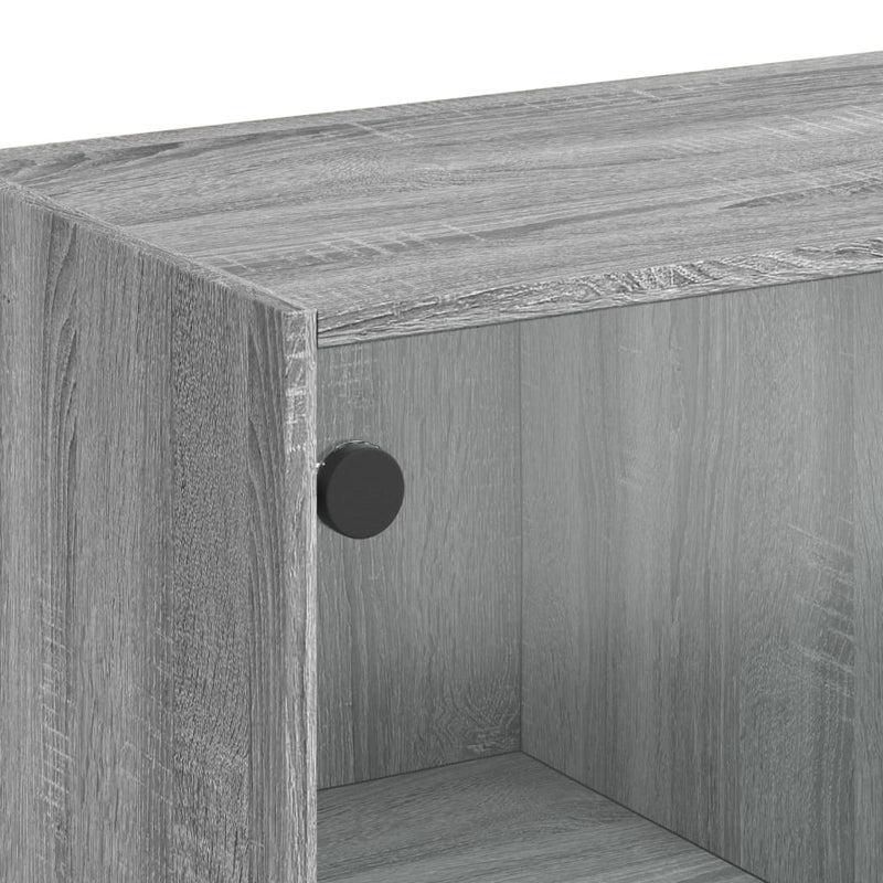 Sideboard Grau Sonoma 102x37x75,5 cm Holzwerkstoff