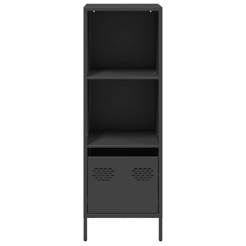 Highboard Schwarz 35x39x103,5 cm Stahl