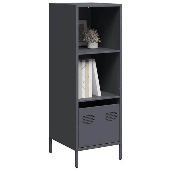 Highboard Anthrazit 35x39x103,5 cm Stahl