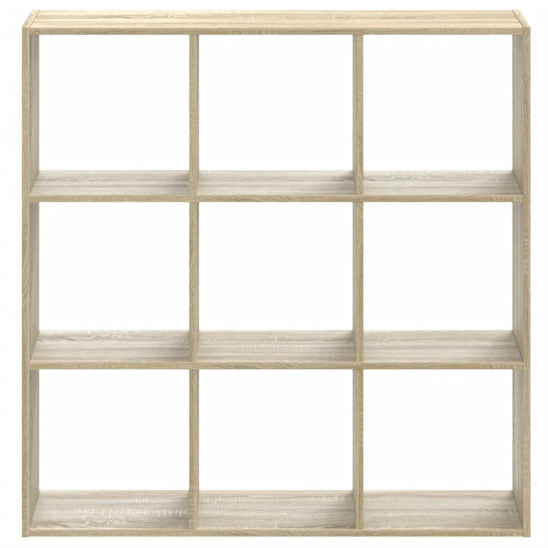 Bücherregal Sonoma-Eiche 102x32x102 cm Holzwerkstoff