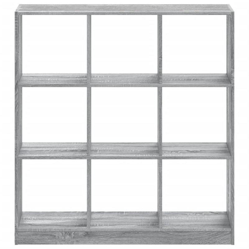 Bücherregal Grau Sonoma 102x32x108 cm Holzwerkstoff