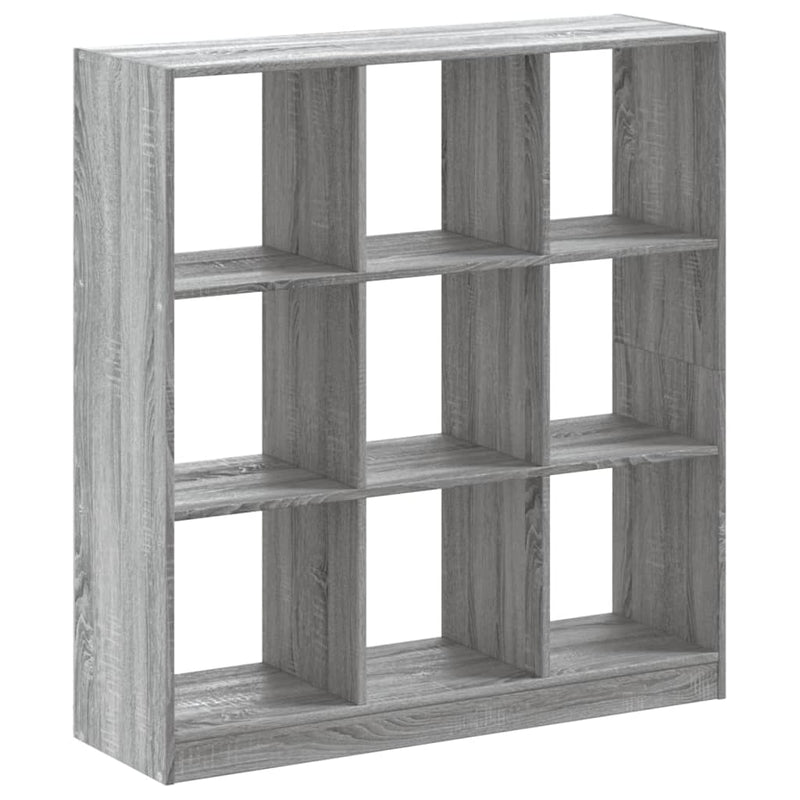 Bücherregal Grau Sonoma 102x32x108 cm Holzwerkstoff