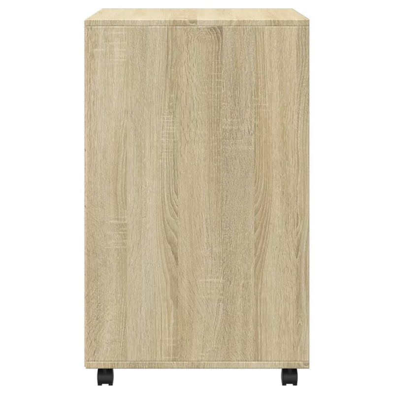 Rollschrank Sonoma-Eiche 60x48x81 cm Holzwerkstoff