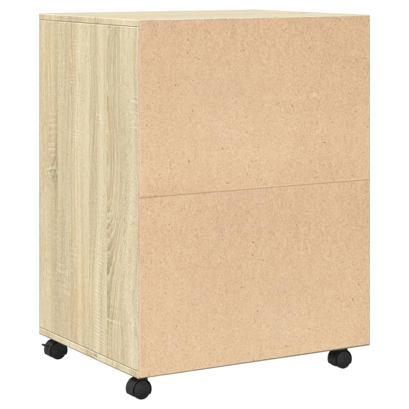 Rollschrank Sonoma-Eiche 60x48x81 cm Holzwerkstoff