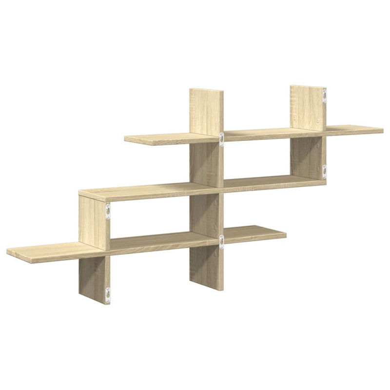 Wandregal Sonoma-Eiche 124,5x18x60,5 cm Holzwerkstoff