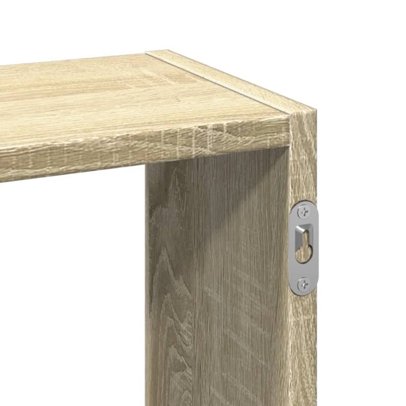 Wandregal Sonoma-Eiche 159x18x66 cm Holzwerkstoff