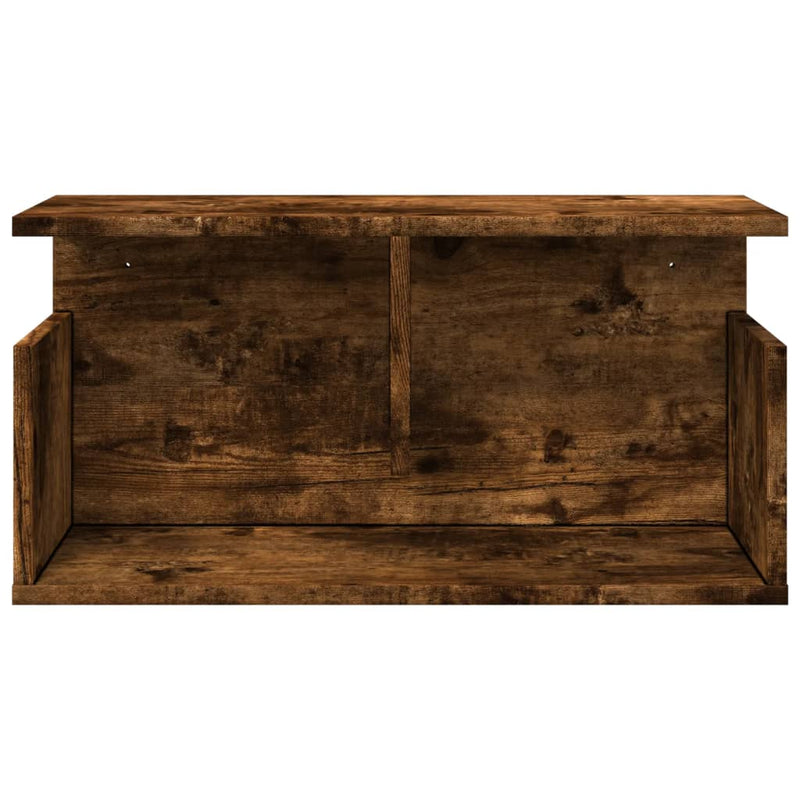 Wandschrank 60x20x30 cm Räuchereiche Holzwerkstoff