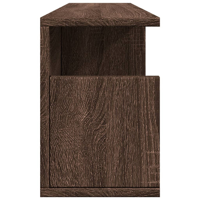 Wandschrank 80x20x30 cm Eichen-Optik Holzwerkstoff