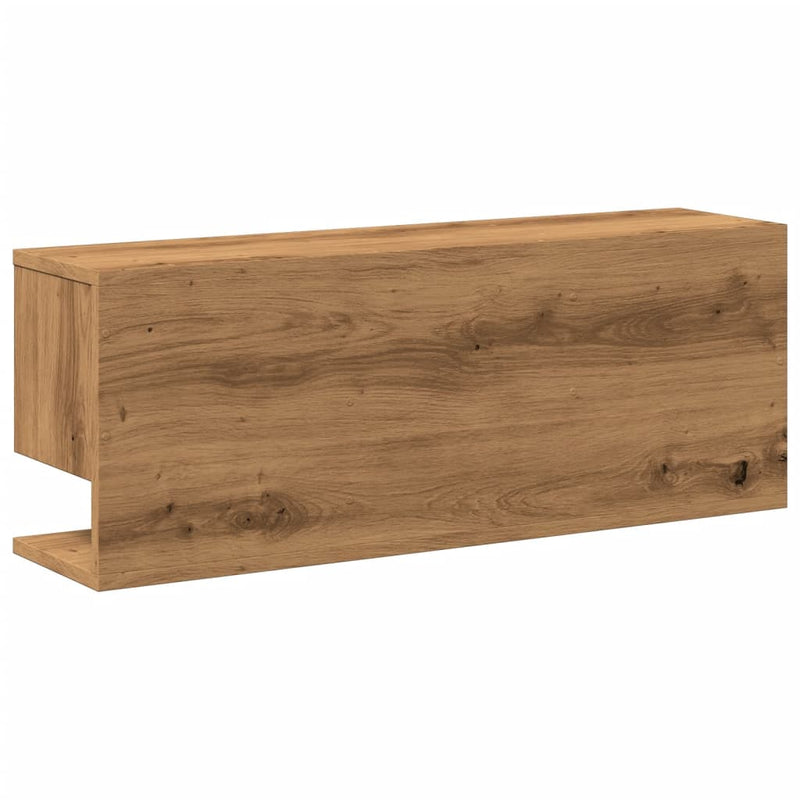 Wandschrank 80x20x30 cm Artisan-Eiche Holzwerkstoff