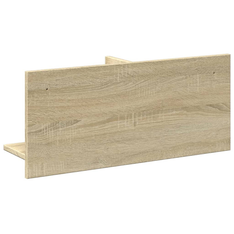 Wandschrank 70x16,5x30 cm Sonoma Eiche Holzwerkstoff