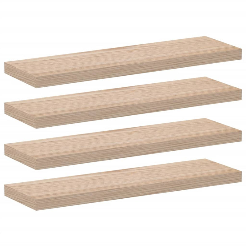 Schweberegale 4 Stk. 80x23,5x4 cm Holzwerkstoff