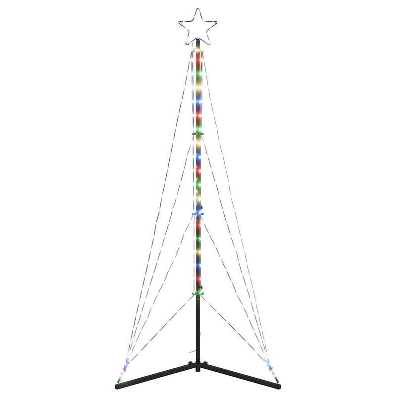 Weihnachtsbaum-Beleuchtung 363 LEDs Mehrfarbig 182 cm