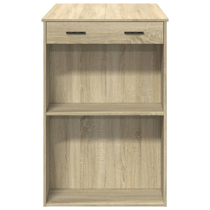 Bartisch Sonoma-Eiche 102x70x103,5 cm Holzwerkstoff