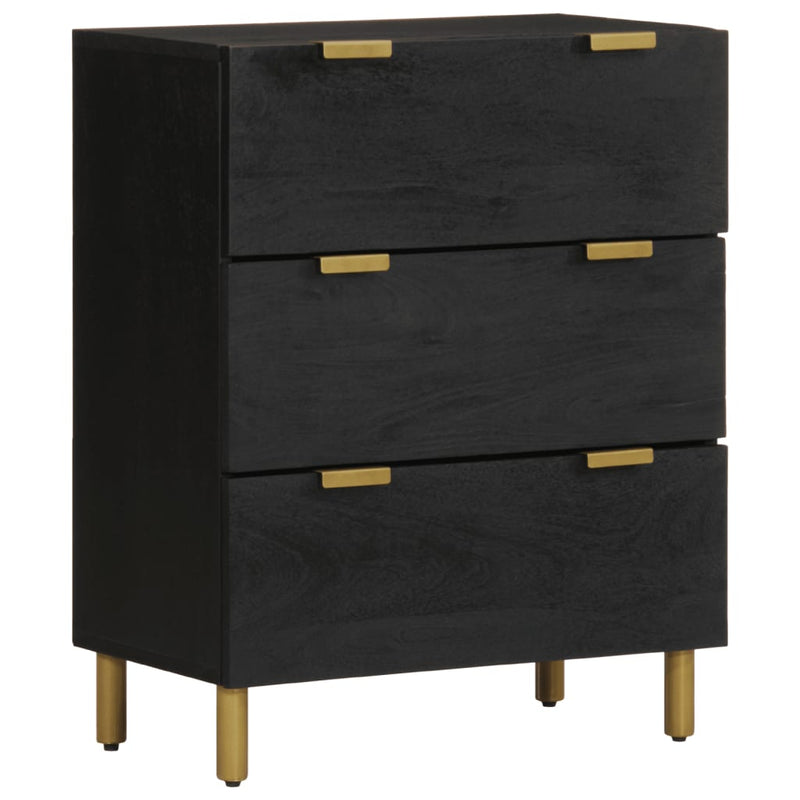 Sideboards 2 Stk. Schwarz 60x33x75 cm Holzwerkstoff