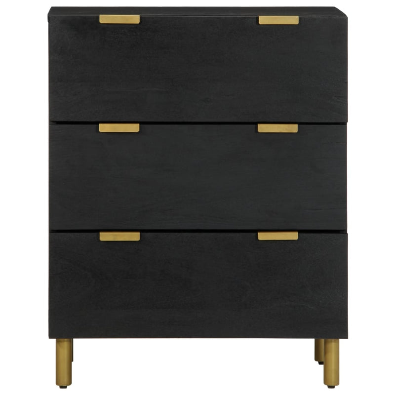 Sideboards 2 Stk. Schwarz 60x33x75 cm Holzwerkstoff