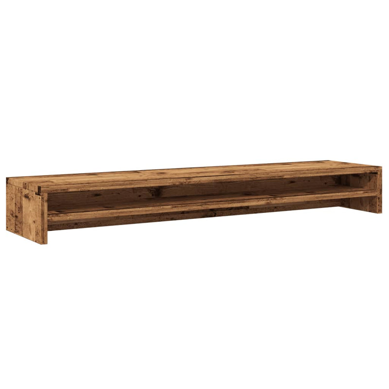 Monitorständer Altholz-Optik 100x24x13 cm Holzwerkstoff