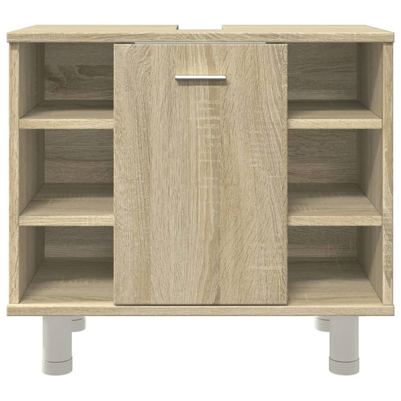 Badezimmerschrank Sonoma-Eiche 60x32x53,5 cm Holzwerkstoff