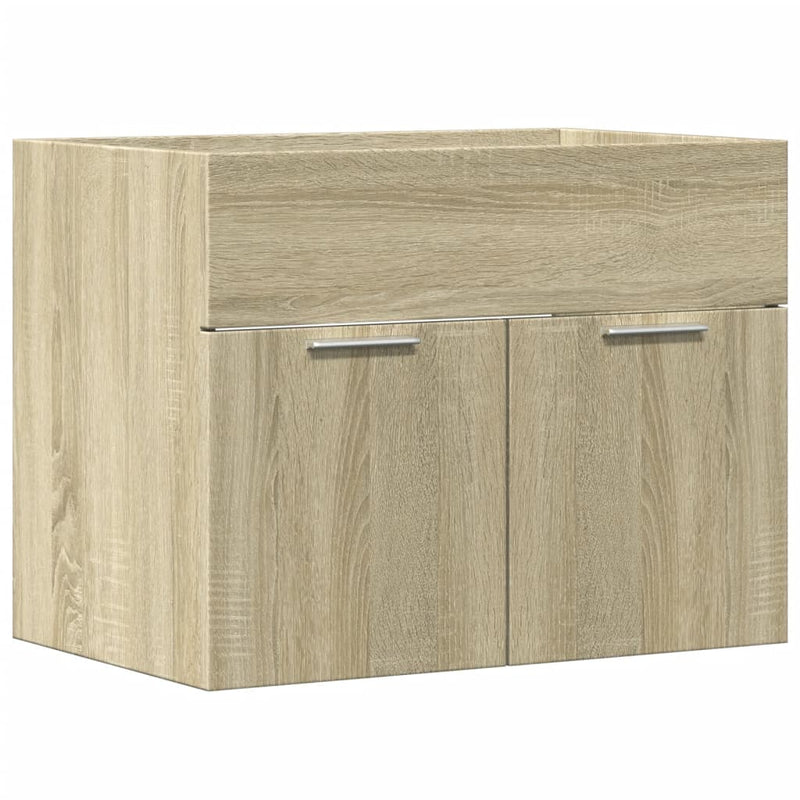 Waschbeckenunterschrank Sonoma-Eiche 60x38,5x46cm Holzwerkstoff