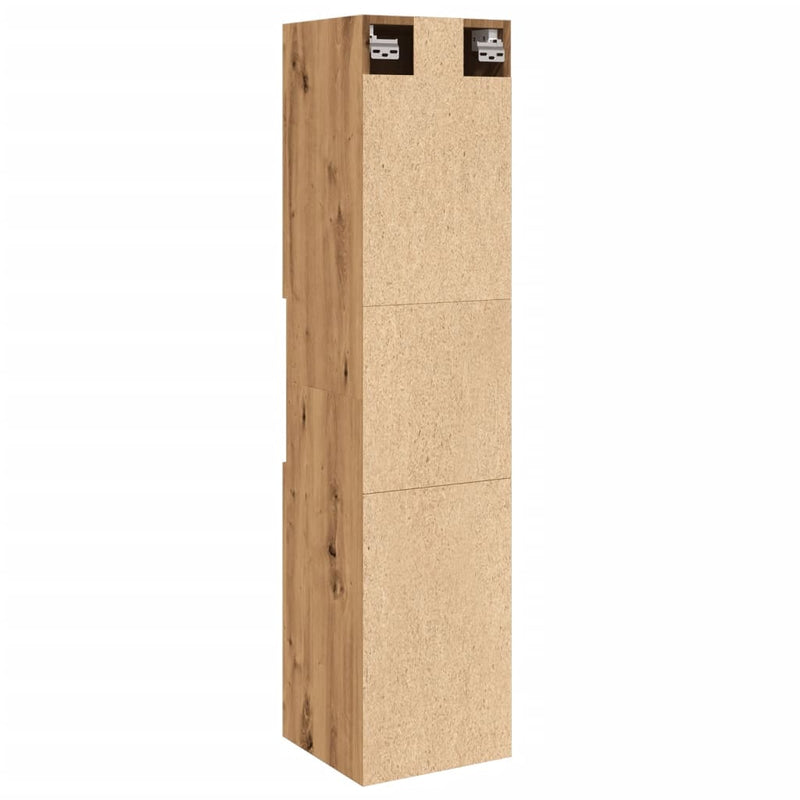 Bad-Hängeschrank Artisan-Eiche 30x30x130 cm Holzwerkstoff