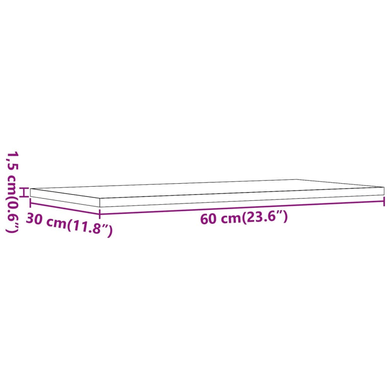 Wandregale 4 Stk. Artisan-Eiche 60x30x1,5 cm Holzwerkstoff