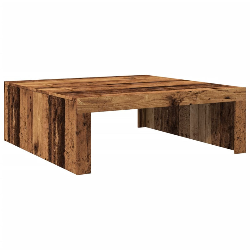 Couchtisch Altholz-Optik 100x100x35 cm Holzwerkstoff