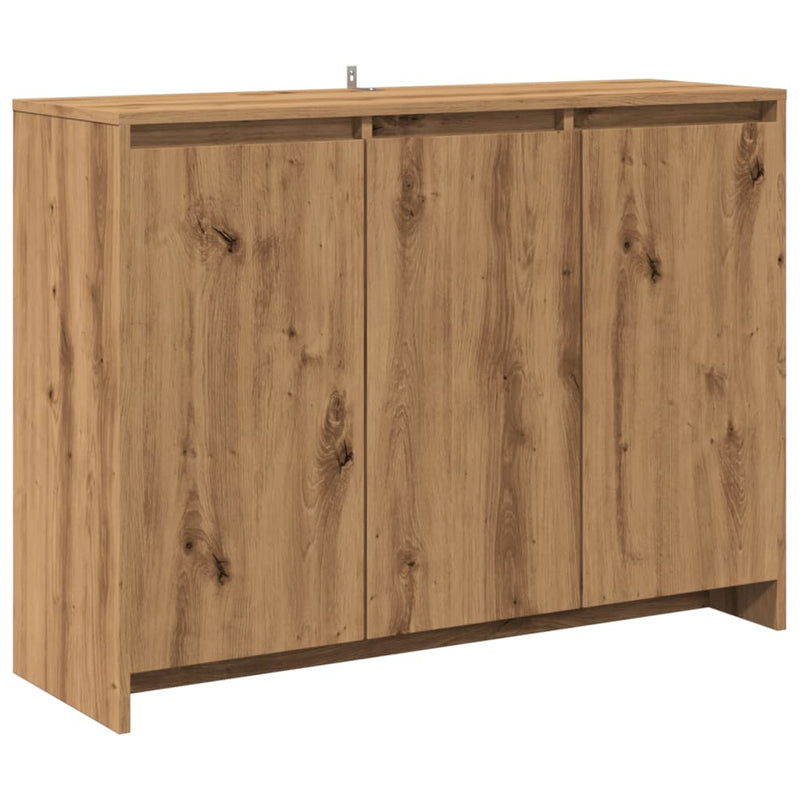 Sideboard Artisan-Eiche 102x33x75 cm Holzwerkstoff