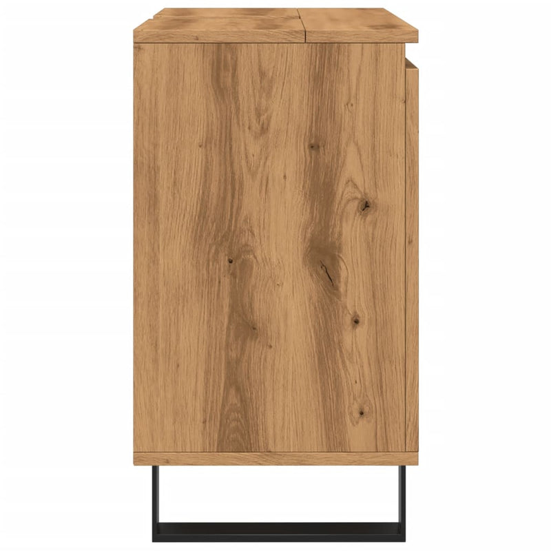 Badschrank Artisan-Eiche 58x33x60 cm Holzwerkstoff