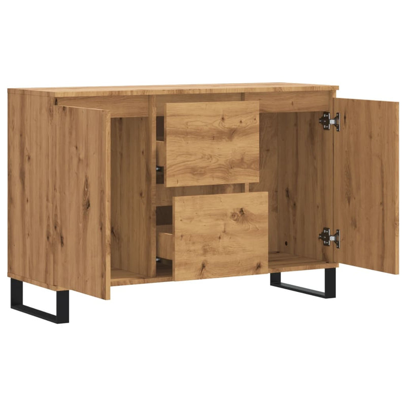 Sideboard Artisan-Eiche 104x35x70 cm Holzwerkstoff