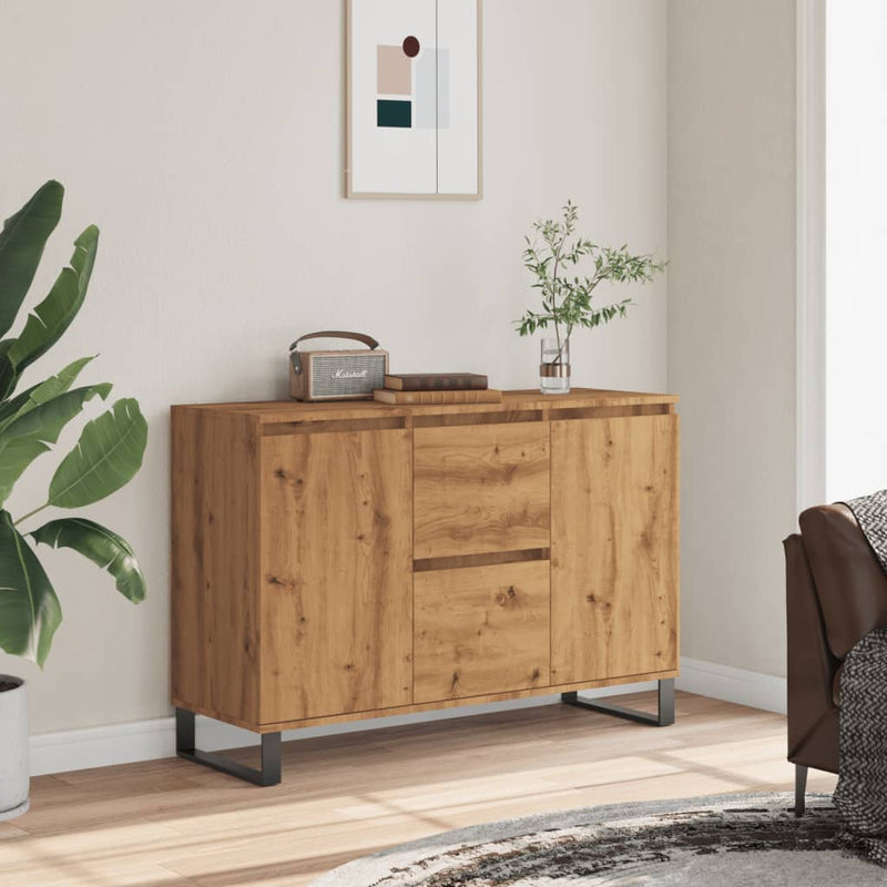 Sideboard Artisan-Eiche 104x35x70 cm Holzwerkstoff