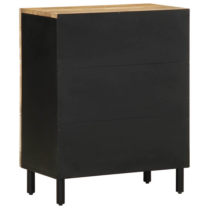 Sideboard 60x33,5x75 cm Raues Mangoholz