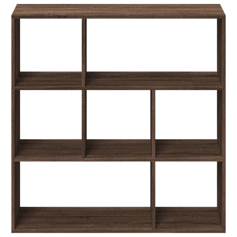 Raumteiler-Bücherregal Braun Eichen-Optik 102x29x103,5 cm