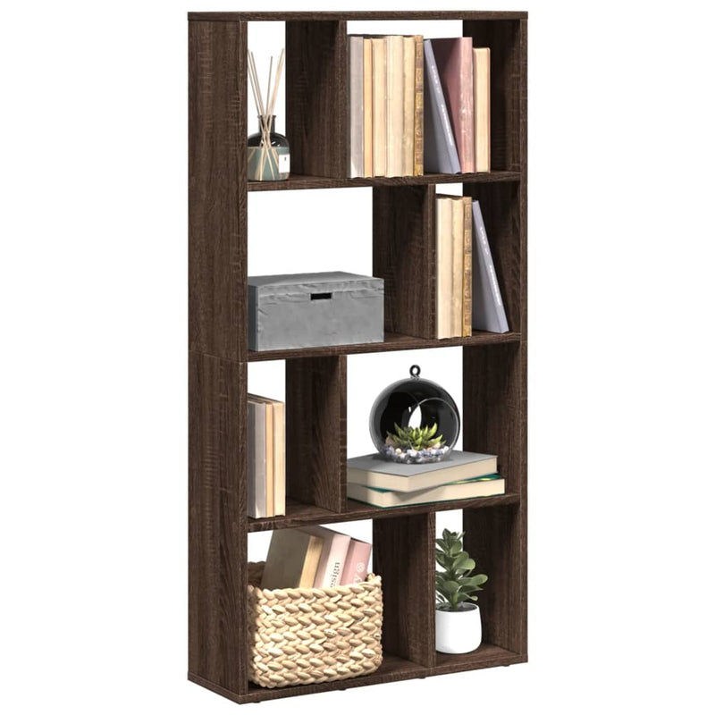 Bücherregal Braun Eichen-Optik 60x20x120 cm Holzwerkstoff