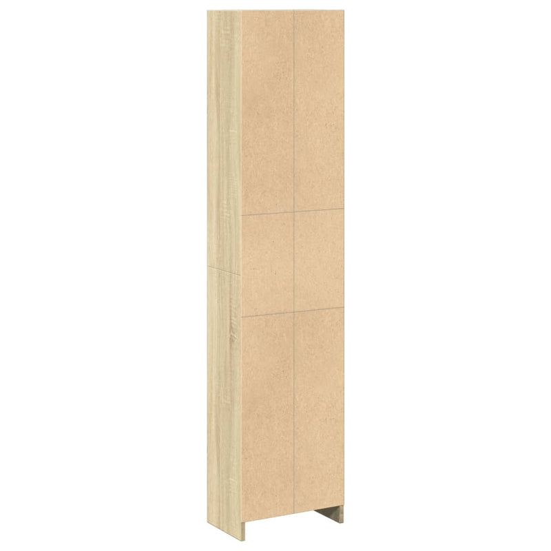 Bücherregal Sonoma-Eiche 40x24x176 cm Holzwerkstoff