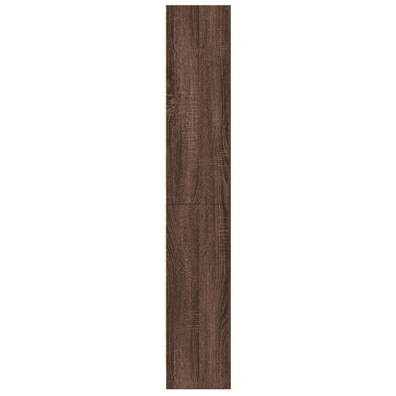 Bücherregal Braun Eichen-Optik 60x24x143 cm Holzwerkstoff