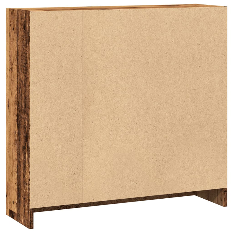 Bücherregal Altholz-Optik 80x24x76cm Holzwerkstoff