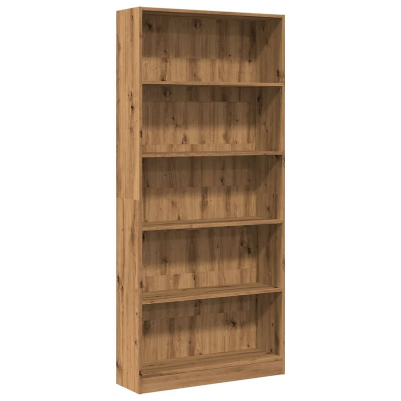 Bücherregal Artisan-Eiche 80x24x176 cm Holzwerkstoff