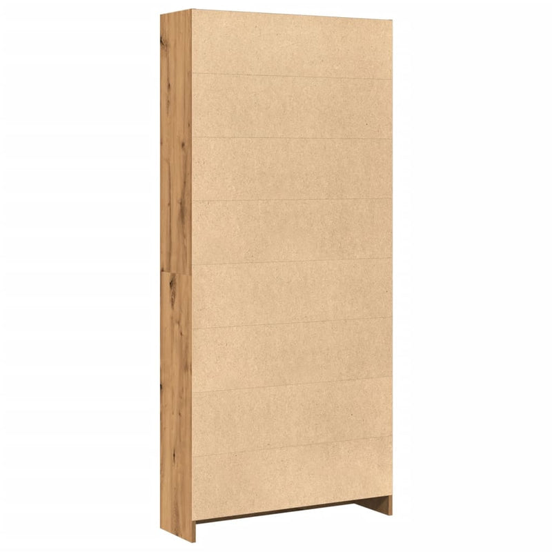 Bücherregal Artisan-Eiche 80x24x176 cm Holzwerkstoff