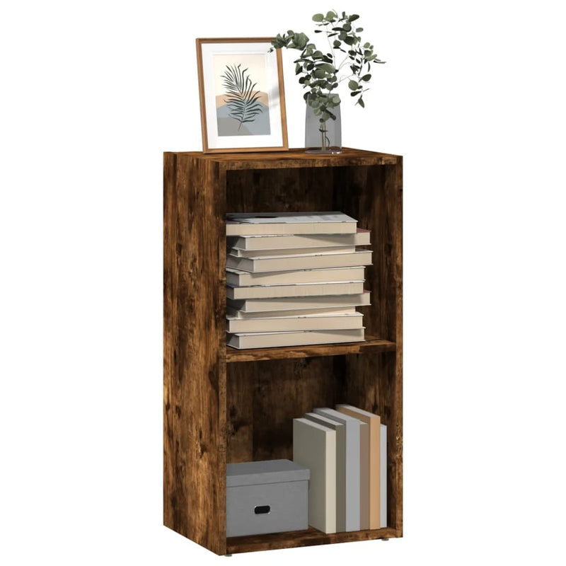 Bücherregal Räuchereiche 40x30x77 cm Holzwerkstoff