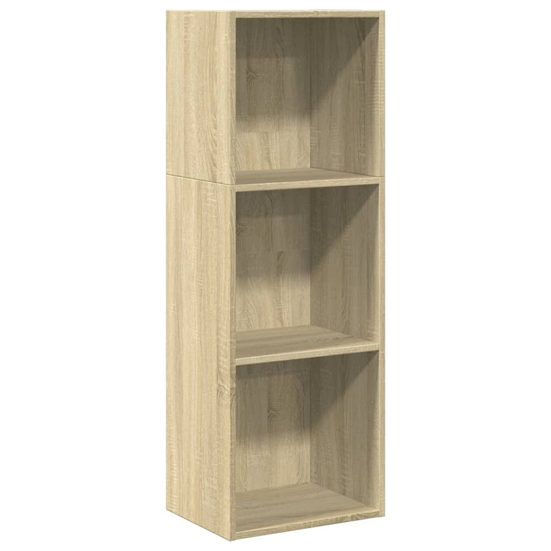 Bücherregal Sonoma-Eiche 40x30x114 cm Holzwerkstoff