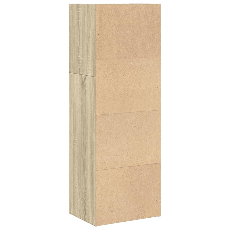 Bücherregal Sonoma-Eiche 40x30x114 cm Holzwerkstoff