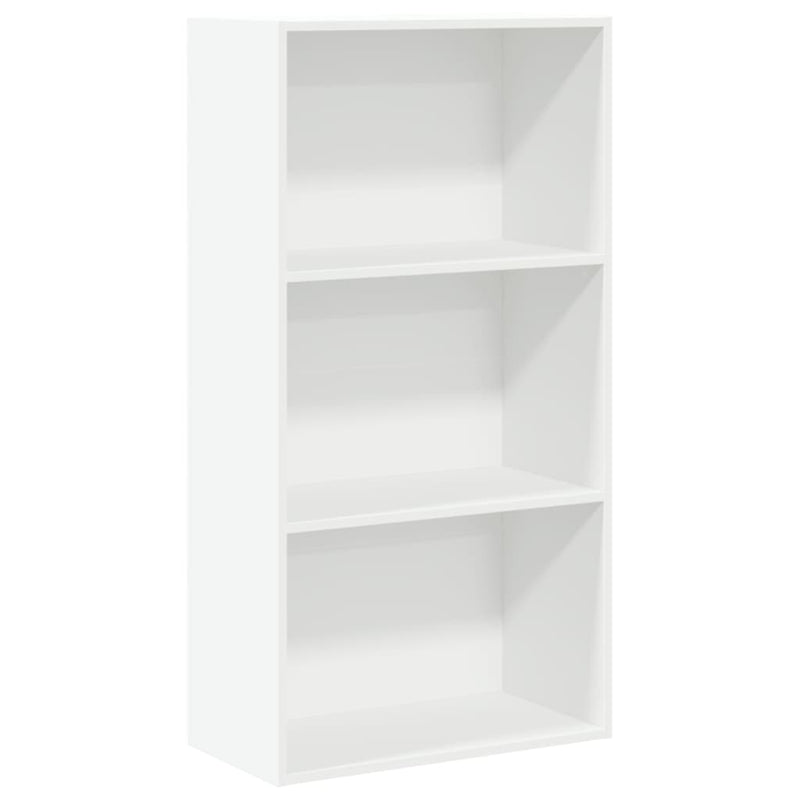 Bücherregal Weiß 60x30x114 cm Holzwerkstoff