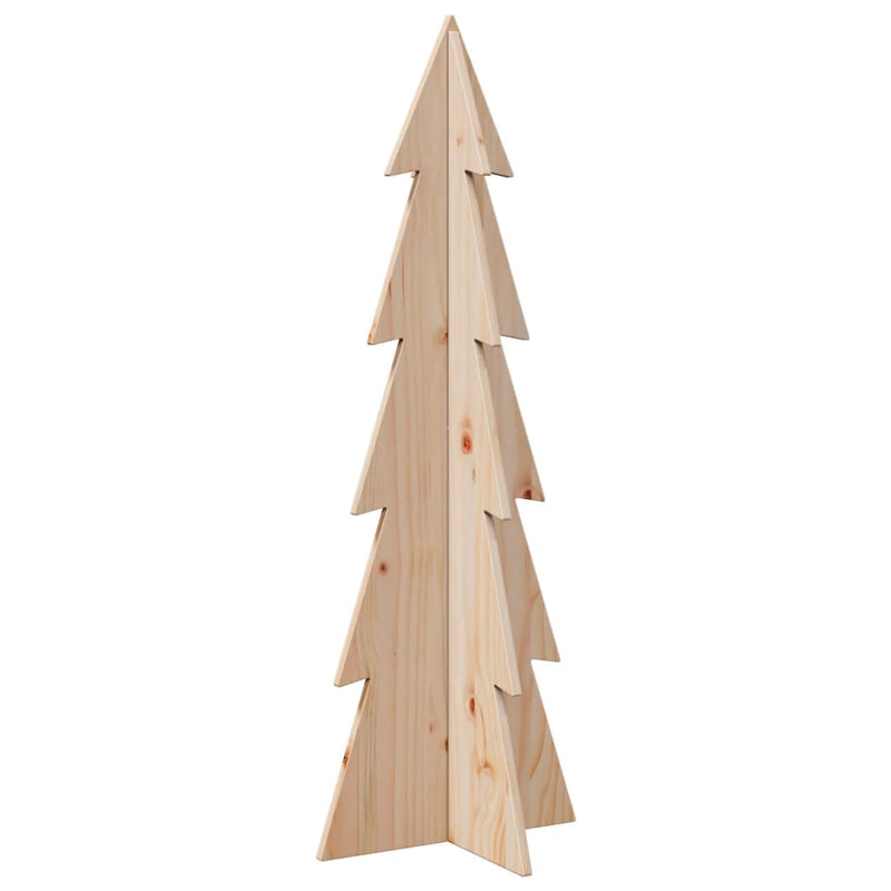 Weihnachtsbaum zum Schmücken 112 cm Massivholz Kiefer